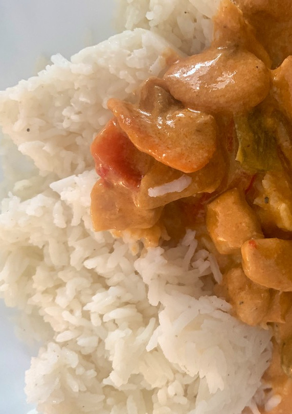 Una foto de Arroz basmatic hervido
