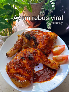 Gambar Ayam rebus viral (smokey)