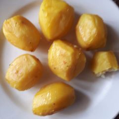 Roast potatoes A picture of Roast potatoes.