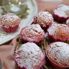 Foto principal de Muffins de chocolate rosa