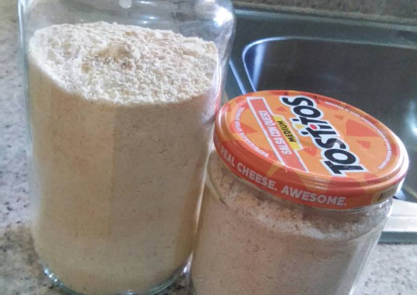 Harinas de garbanzos y avena