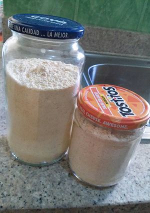 Una foto de Harinas de garbanzos y avena