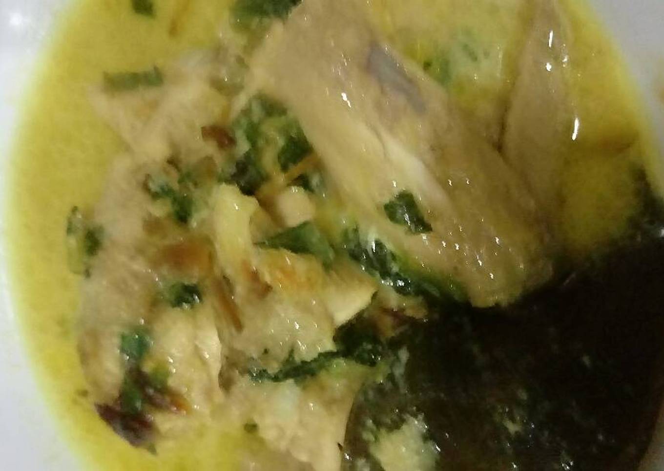 Opor ayam bumbu soto