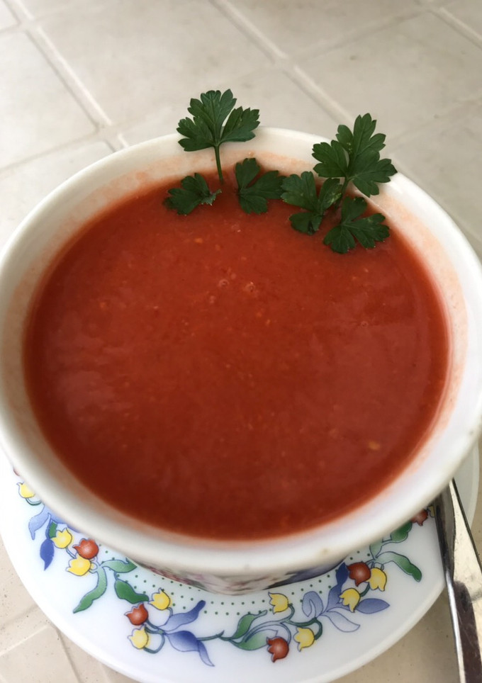 Una foto de Gazpacho andaluz