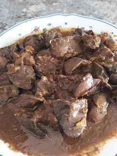 Una foto de Higaditos de pollo en microondas en jarra microcook