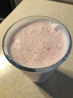 Una foto de Licuado de fresa