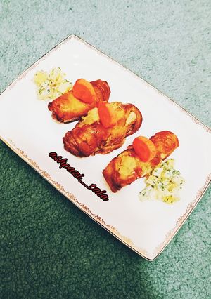 عکسی از دستور رول بادمجان