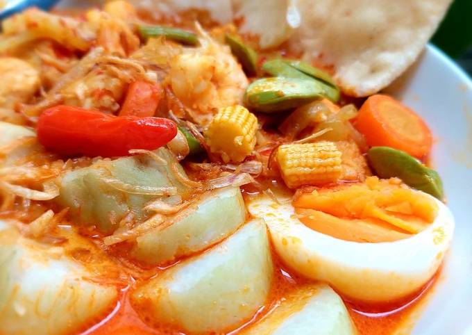 Wajib coba! Resep buat 76. Labu siam Kuah santan  gurih