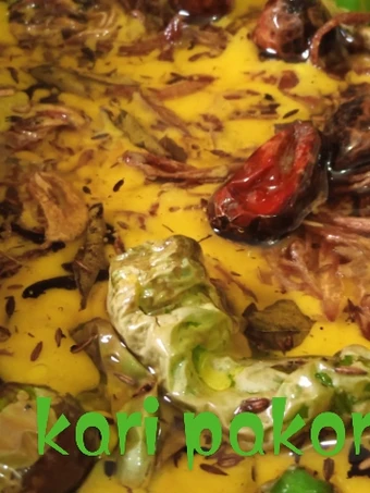 Recipe Karhi pakora which Delicious