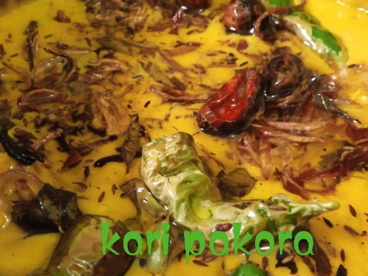Recipe Karhi pakora which Delicious