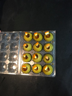 Una foto de Aceitunas rellenas de vermut para Navidad 🎄🎁