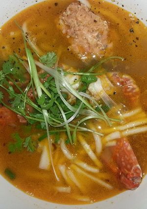 Hình của món Bánh canh ghẹ.