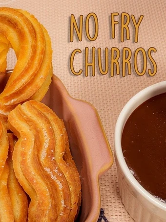 Easy Steps to Prepare Recipes Churros &amp; Hot Chocolate Recipe (No Fry) the Delicious Appealing.