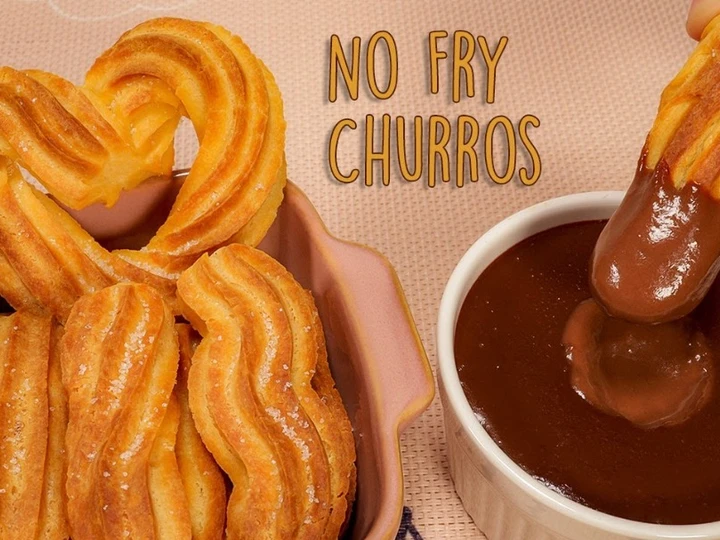 Easy Steps to Prepare Recipes Churros & Hot Chocolate Recipe (No Fry) the Delicious Appealing.