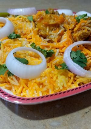 A picture of Chicken Biryani🥗.