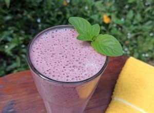 Una foto de Smoothie de frutos rojos (extra calcio)