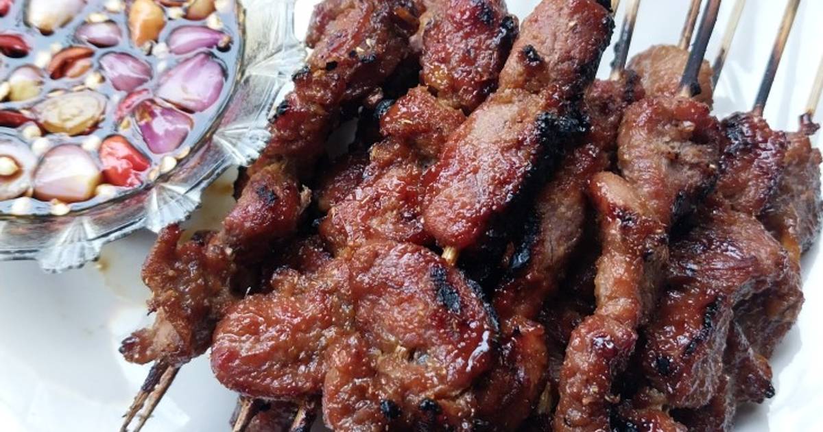 Resep Sate Kambing Bumbu Meresap Dan Empuk Oleh Dapur Bunda Daisy Cookpad