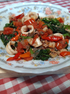 Foto resep Tumis kangkung cumi