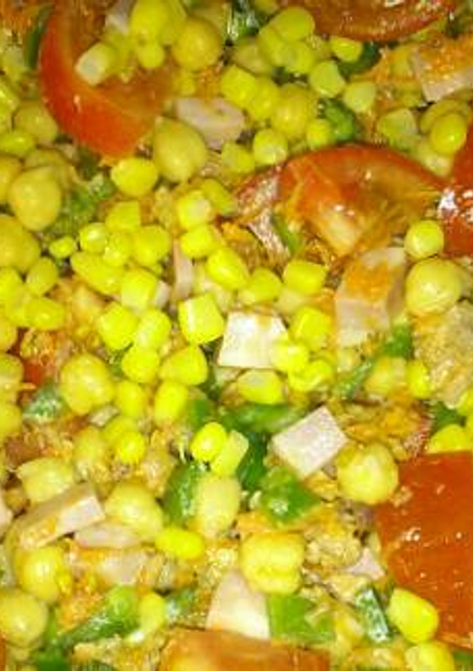 Una foto de Ensalada o picadillo de garbanzos