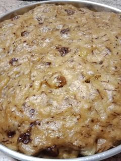 A picture of Banana and walnut cake (no mixer needed).
