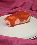 Cheesecake de frutilla 🍓 Sin horno