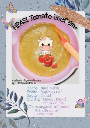 Foto resep Mpasi Tomato Beef 6m+ // simple tanpa slow cooker