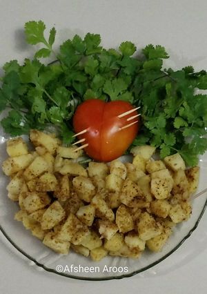 A picture of Aloo Chat. #fiveingredients.