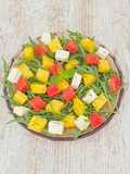 Salade de pastèque /mangue/feta
