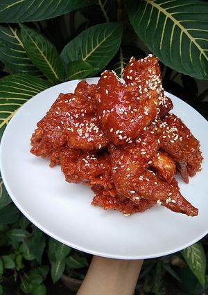 Foto resep Ayam Bumbu ala korea (양념통닭)