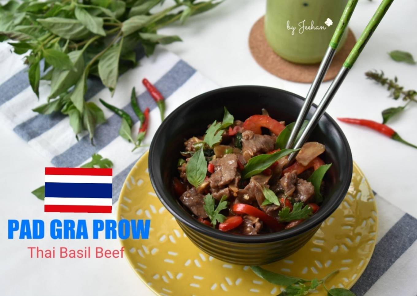 PAD GRA PROW (Thai Basil Beef)