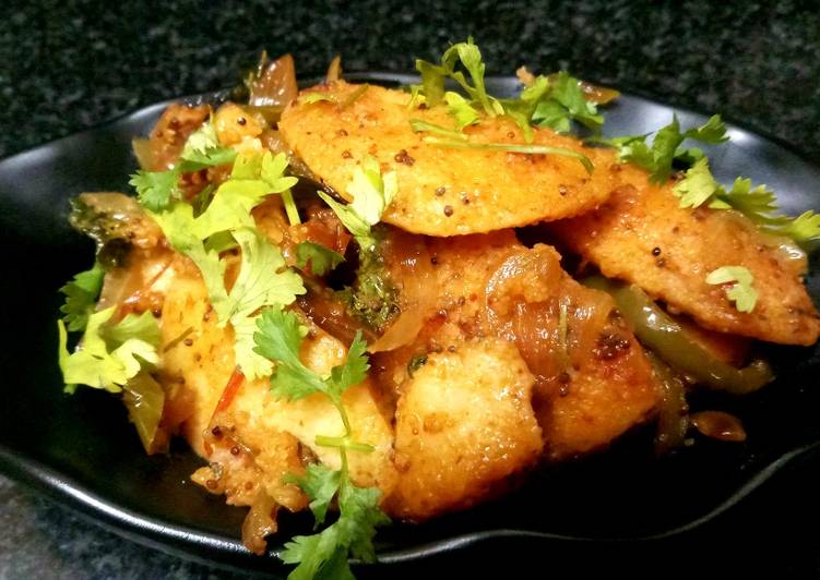 How to Make Speedy Stirr Fry Vegetable Idli
