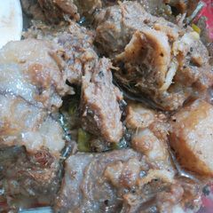 A picture of Dumba Namkeen gosht.