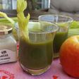 Zumo verde de vitaminas