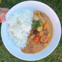 A picture of Easy beef Massaman curry.
