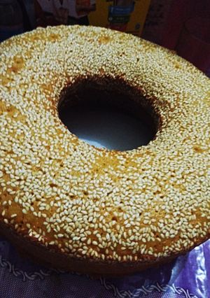 Foto resep Bolu Gula Merah Wijen/ Bolu Gambang #berburucelemekemas