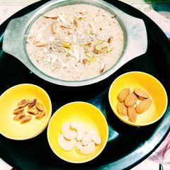A picture of Nutritious healthy tasty broken wheat kheer.