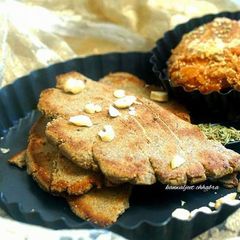 A picture of Gud bajre ki roti.