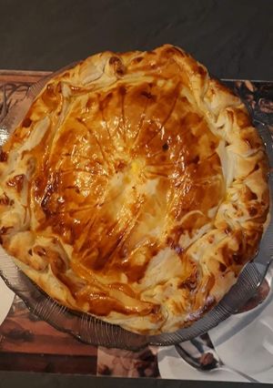 Une photo de Tourte aux jambon fromage