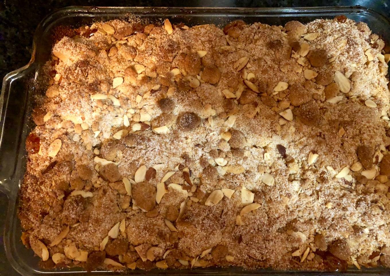 Apple crumb cobbler