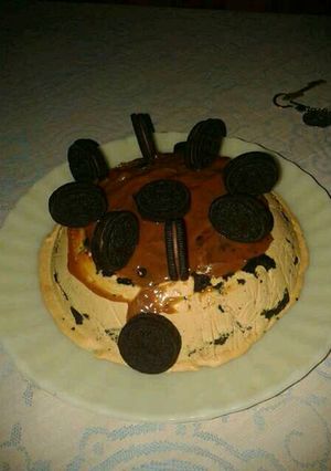 Una foto de Torta oreo helada