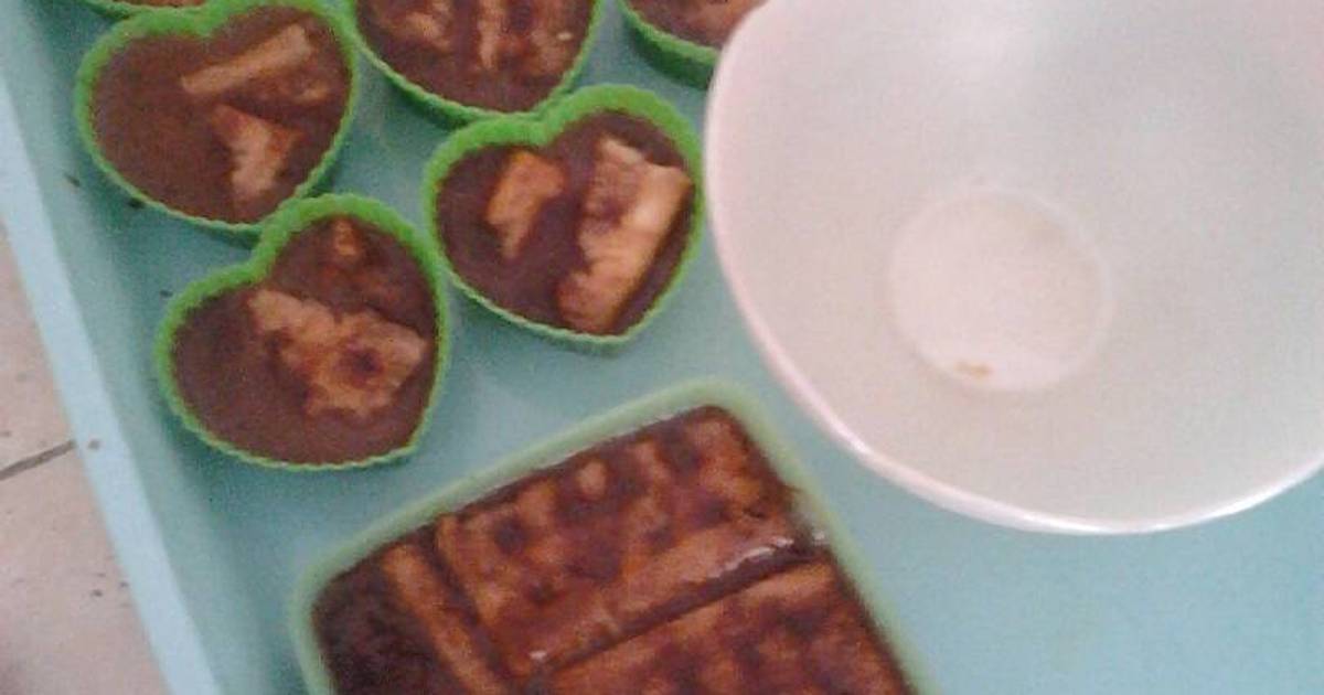 Resep pudding coklat  roti gabin oleh tias arum Cookpad