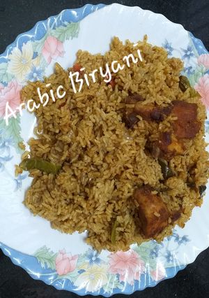 A picture of Arabic Biryani (boha).