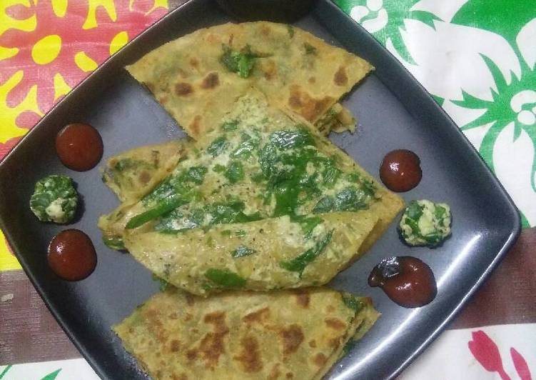 Steps to Prepare Perfect Palak cheese paratha