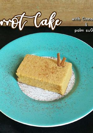 Foto resep Carrot cake with cinnamon and palm sugar
