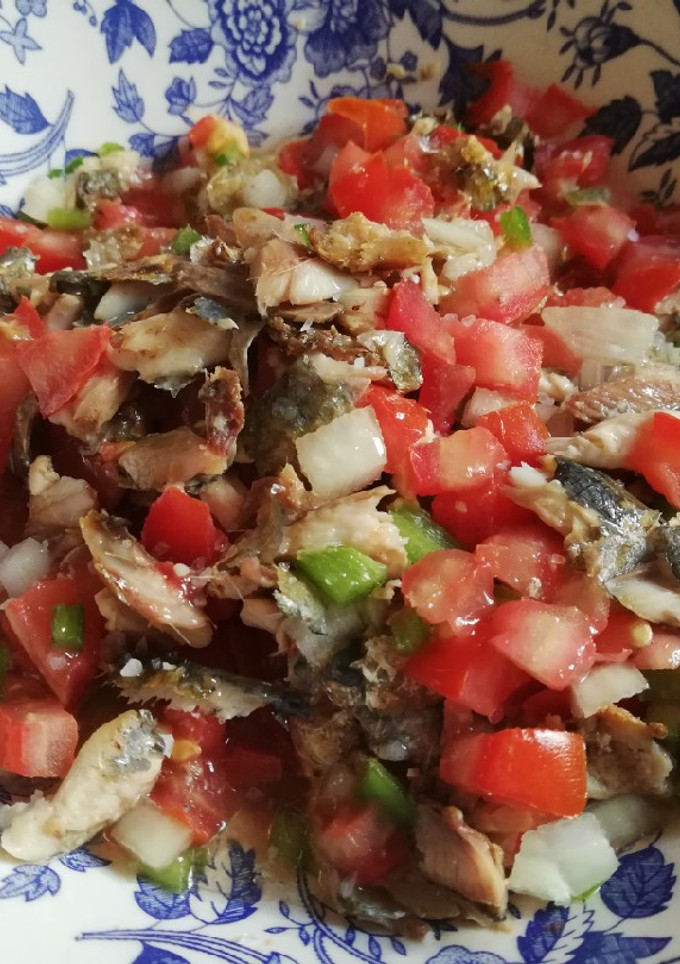 Una foto de Aliño de sardinas asadas