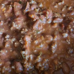 Crock pot chili A picture of Crock pot chili.