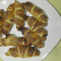 Una foto de Croissants con kit kat