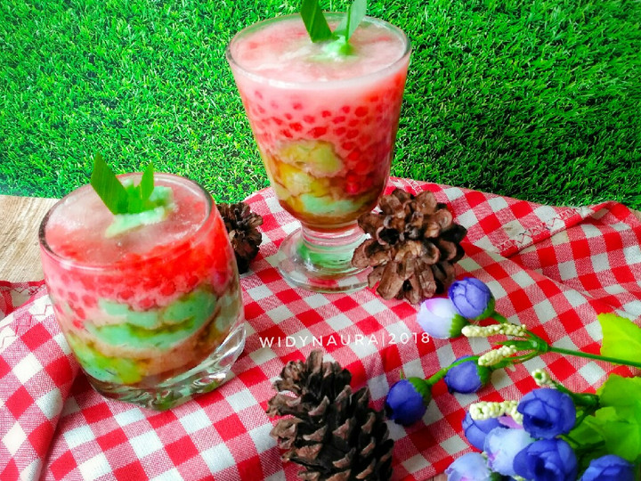 Cara Buat 13.Es bubur sumsum #PekanInspirasi Ekonomis