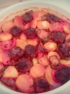 صورة لوصفة صينيه بطاطس بالكفته 😋