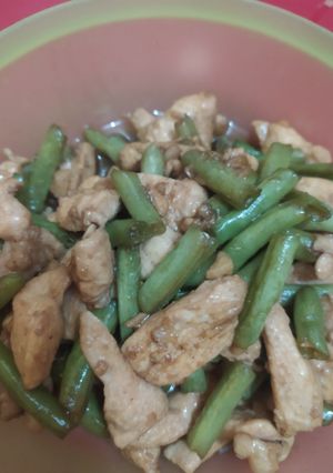 Foto resep Tumis filet dada ayam & buncis